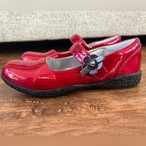 Nordstrom holiday girls dress red shoes size 12 M